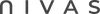 The image shows the word NIVAS in a black, modern sans-serif font against a white background.