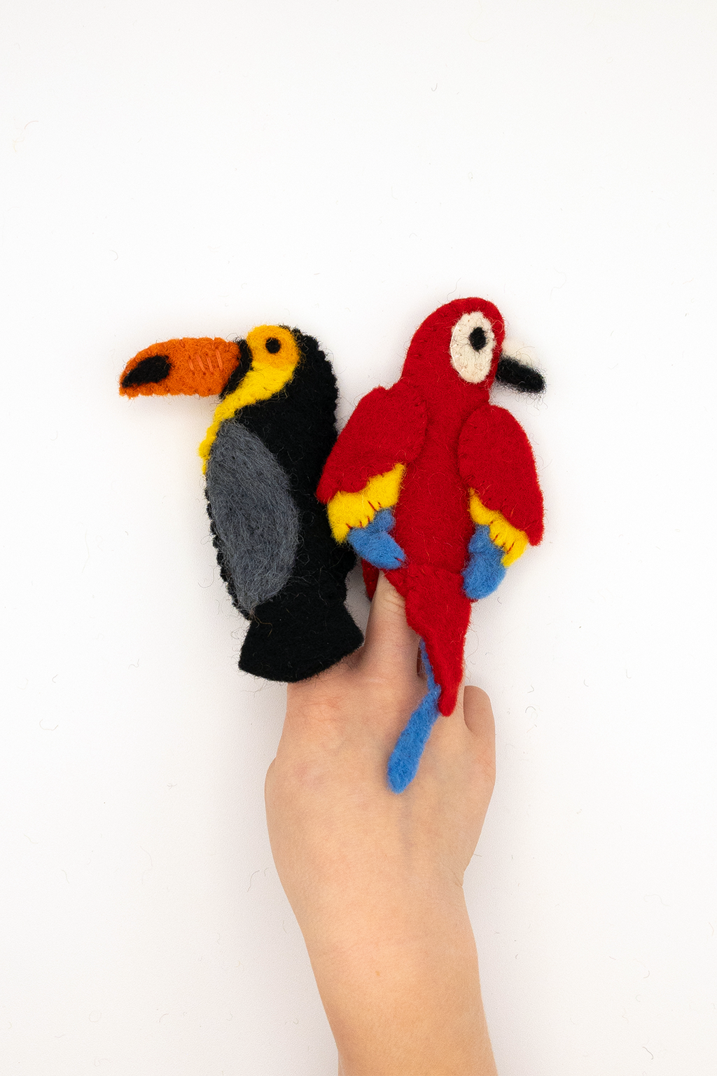 Tropical Birds Finger Puppet 
