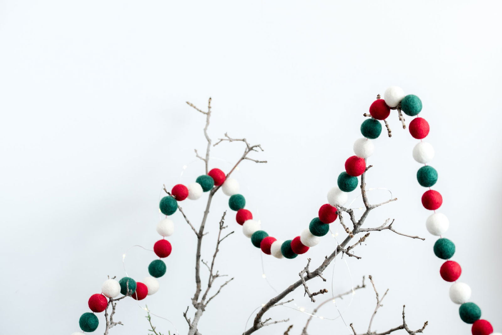 Christmas Ball Felt Garland - Nivas