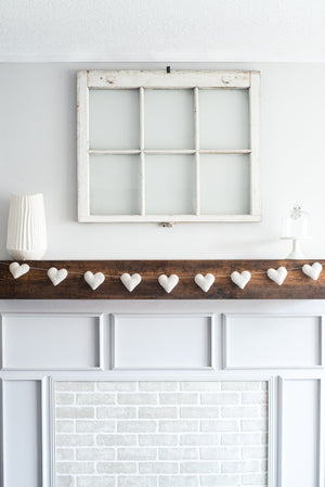 Heart Garland (White) - Nivas