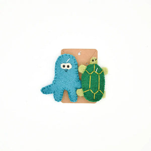 Octopus and turtle set