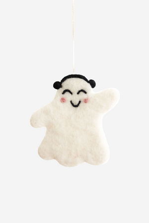 Ghost with Headphones Ornament