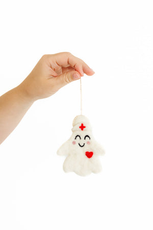 Ghost Nurse Ornament