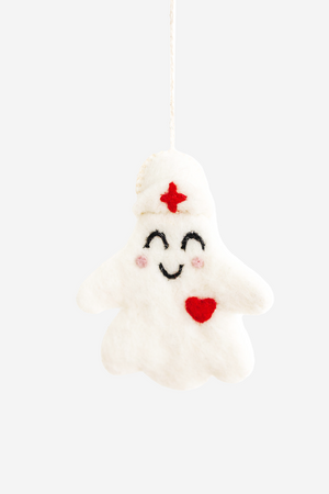 Ghost Nurse Ornament