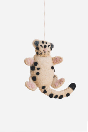 Snow Leopard Ornament 