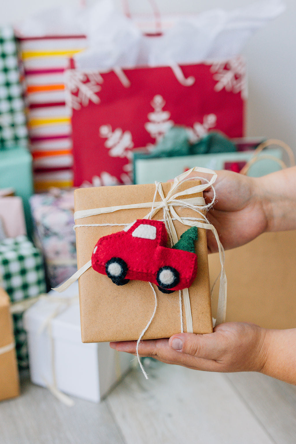 Truck with Tree Ornament