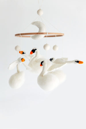 Swan Crib Mobile