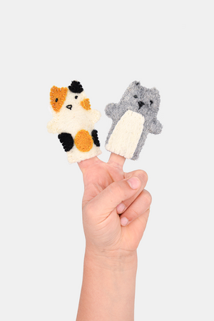 Cats Finger Puppet Set