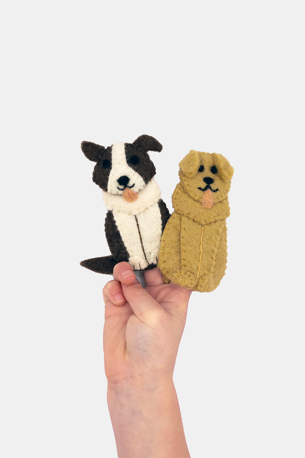 Dog Finger Puppet Set – Interactive Handmade Play | Nivas