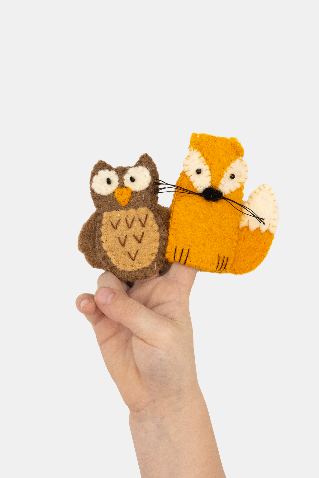 Fox & Owl Finger Puppet Set