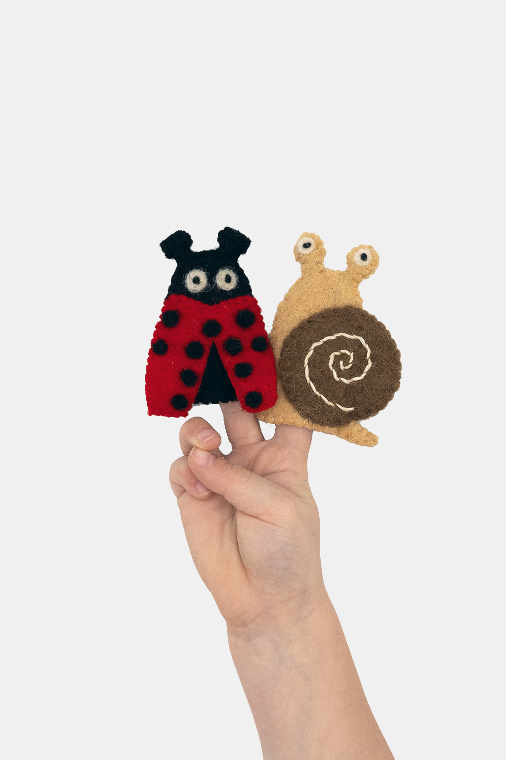 Ladybug & Snail Puppet Set