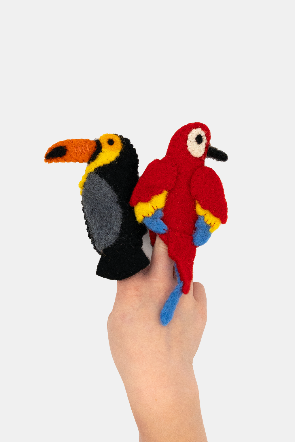 Tropical Birds Puppet Set