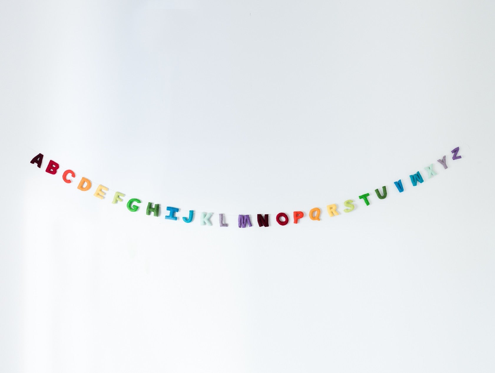 Nivas collection, Rainbow Alphabet Banner, Toddler Learning Toys, Toddler learnign decor 