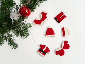 Christmas decoration, Christmas garland, santa mantel decoration, Nivas Collection