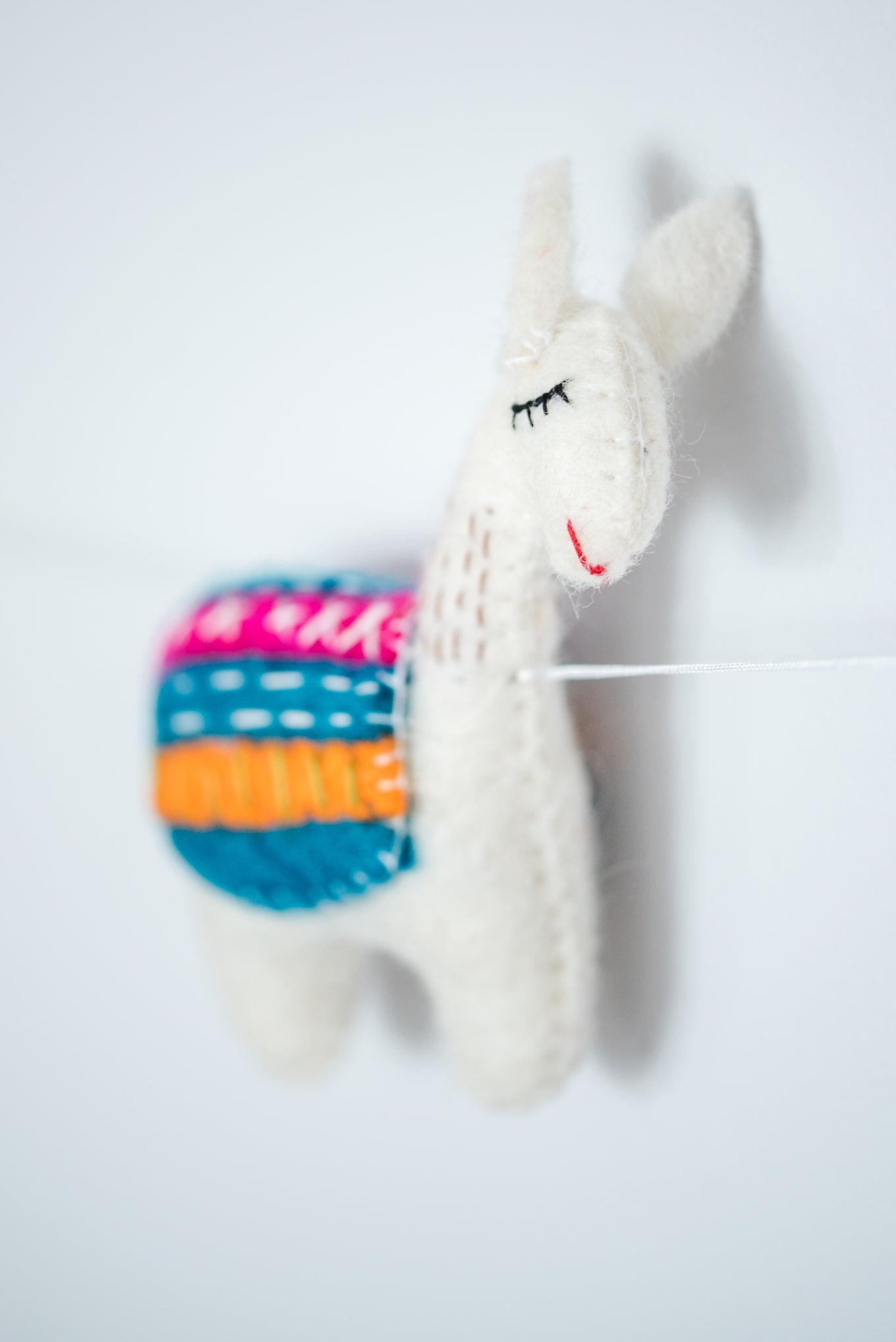 Llama decoration, felt alpaca