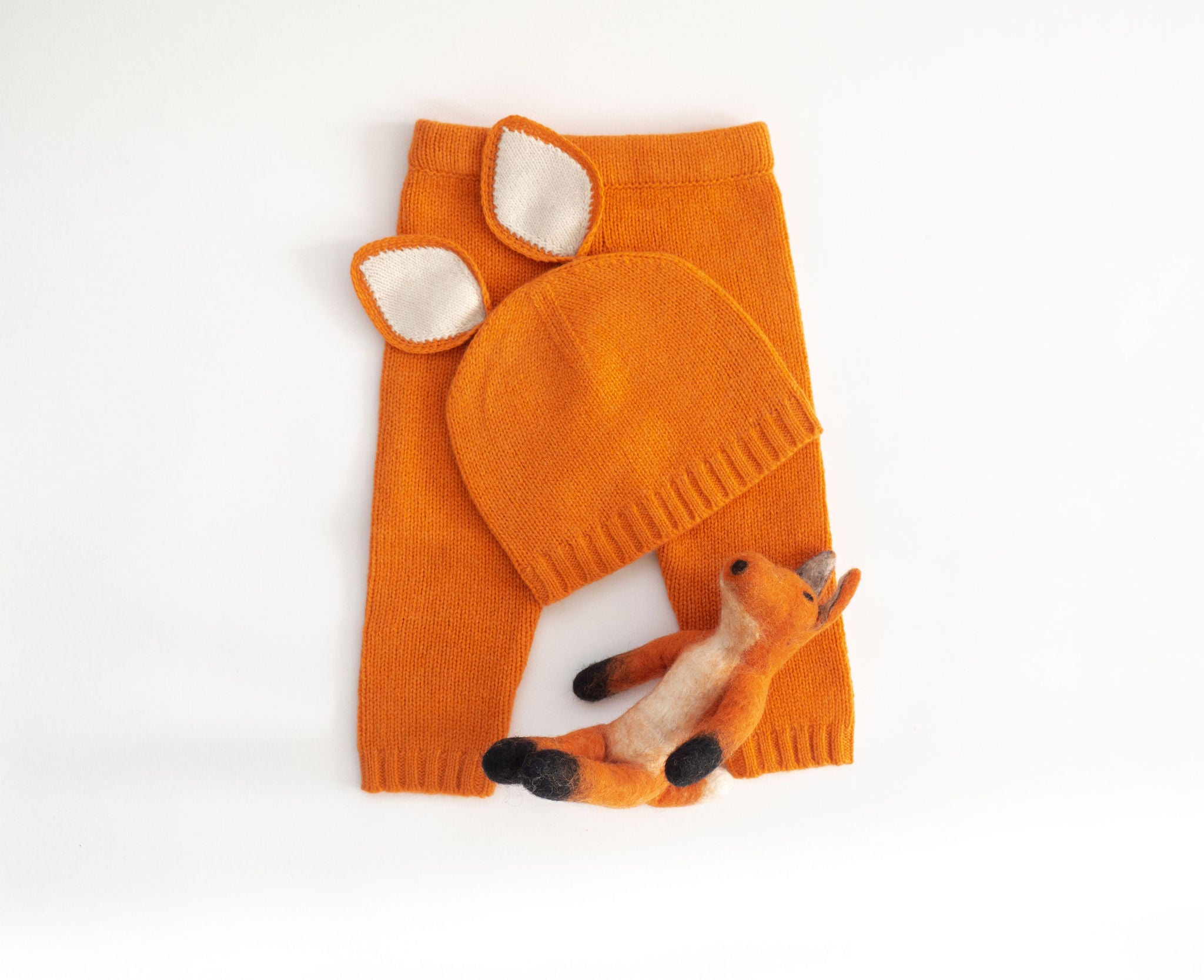 Fox baby gift, woodland baby gift, baby knitwear