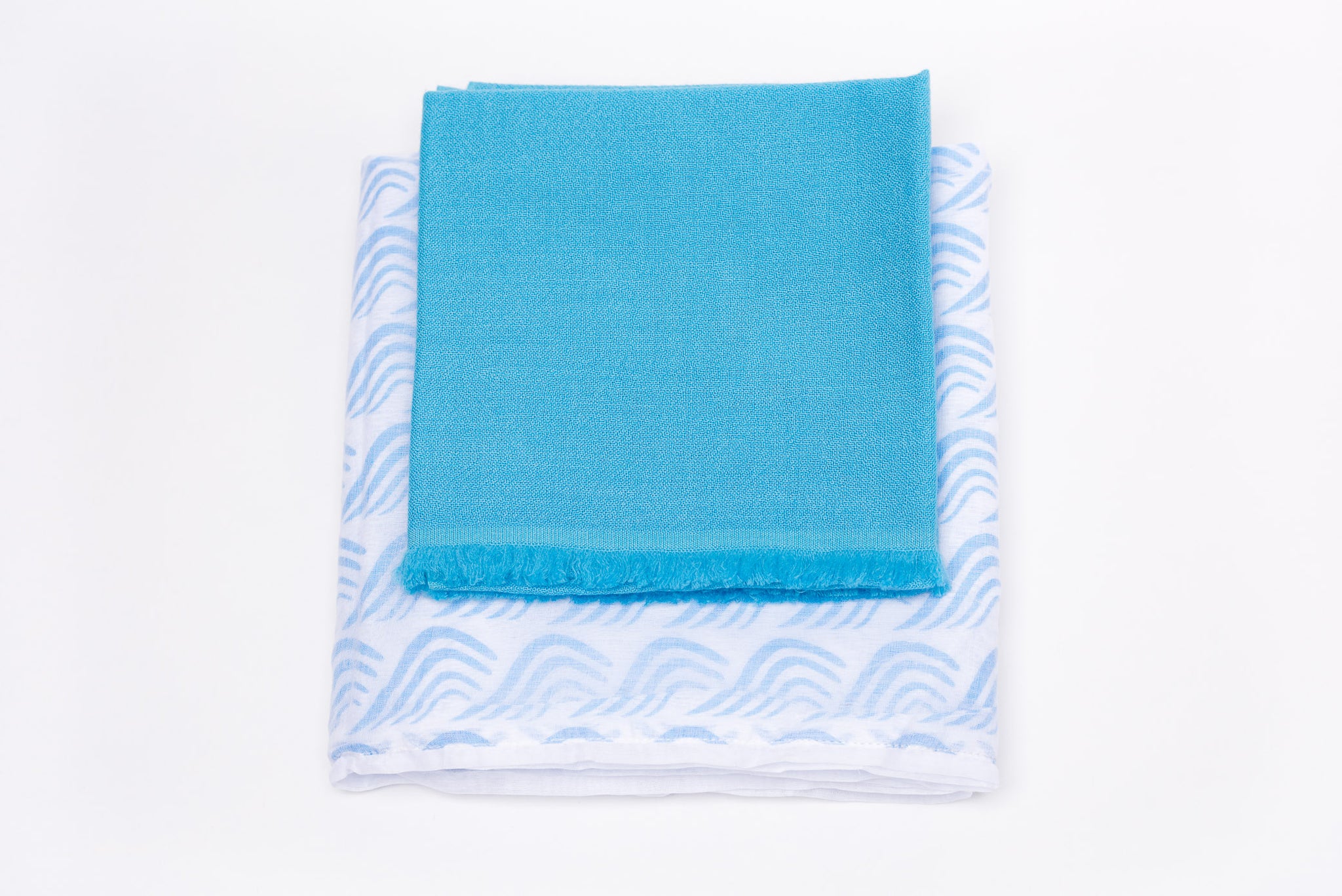 cotton and cashmere baby blanket set, baby boy gift, Nivas Collection